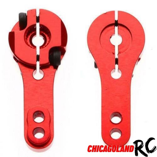 Corno servo alluminio rosso - 2,