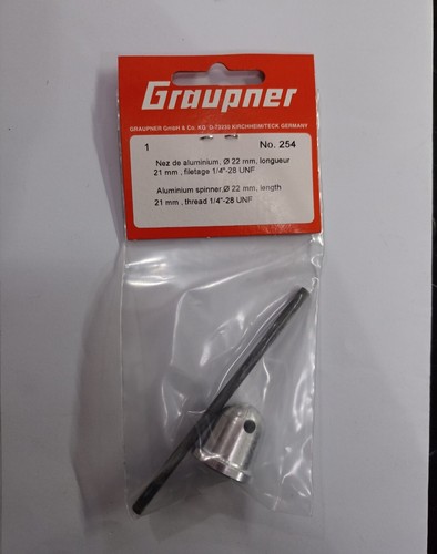 Spinner alluminio graupner - alluminio,