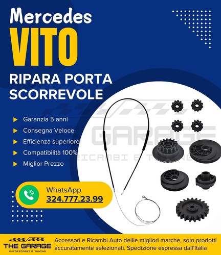 Kit riparazione porta laterale - kit,