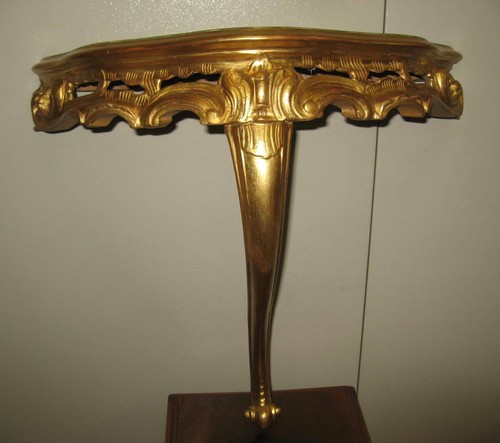 Consolle dorata stile antico
