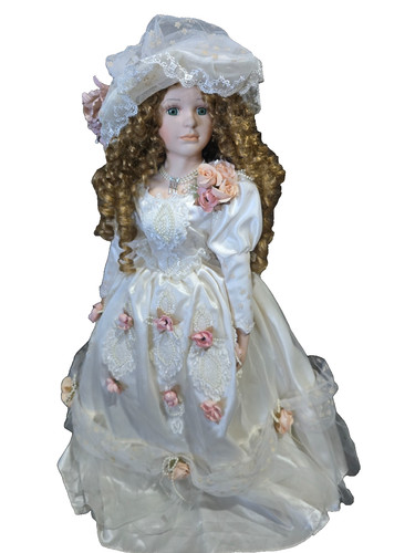 Bambola sposa porcellana - sposa,