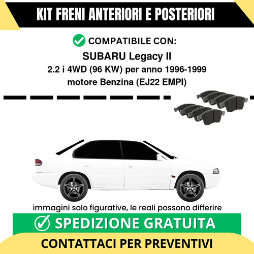 Pastiglie freno ant - freno, post