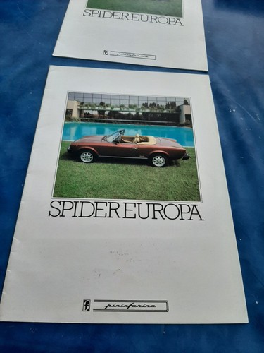 Depliant fiat 124 spider - depliant,