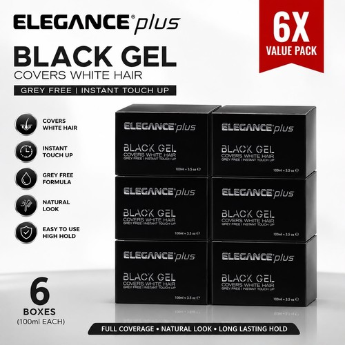 Elegance plus gel capelli - plus, nero