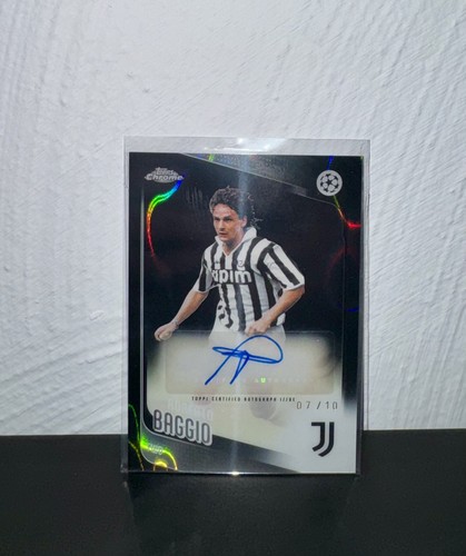 Roberto baggio topps chrome - roberto,