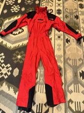 Tuta The North Face Gore Tex neve sci vento taglia XS rosso nero pezzo unico