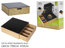 Porta capsule bamboo - ,