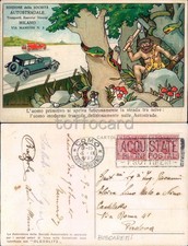 PUBBLICITA' AUTOMOBILE SOCIETA' AUTOSTRADALE MILANO OLEOBLITZ-BISCARETTI-D5-140