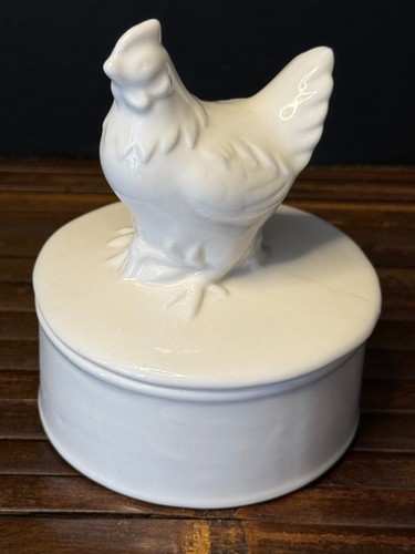 Portagioie porcellana gallina