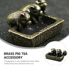  1pc Ottone Tre sculture di