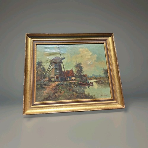 Pittura antica olio - pittura, su