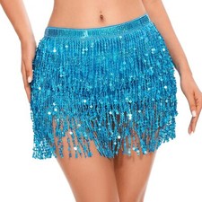 Gonna nappa scintillante danza