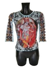 MAGLIA DONNA DIVINITÀ MADE IN NEPAL. 100% COTONE ARTIGIANALE. ON SIZE. NUOVA.