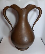 Grande Antica Enorme Anfora Vaso Rame EGIDIO CASAGRANDE Borgo Trento cm 59