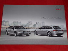 AUDI A4 B8 Berlina Avant 1.8 TFSI - 3.0 TDI quattro depliant brochure del 2008