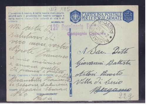 Timbro posta militare ww2 - timbro,