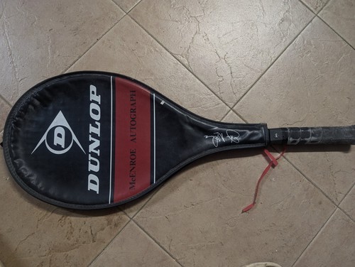 Dunlop mcenroe autograph - mcenroe, 1
