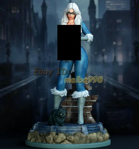 Gatto nero donna stampa - , 3d