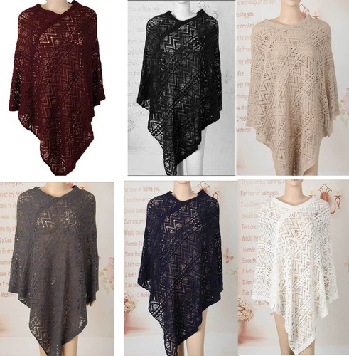 Poncho donna stola mantello
