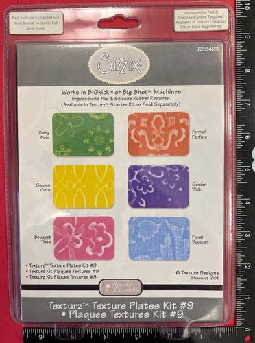 Sizzix texturz kit piastre - texturz,