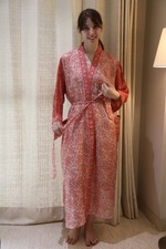 Abito lungo kimono bianco pura