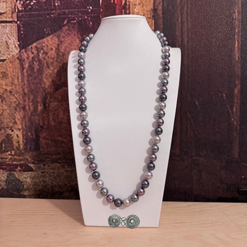 Collana perle conchiglia - collana,