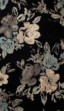 Tappeto floreale fatto a mano