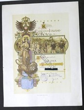 Militaria - Diploma Medaglia