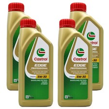 4 LITRI OLIO MOTORE CASTROL EDGE TITANIUM FST LONGLIFE III 5W30 LL PROFESSIONAL