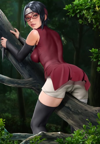 Poster manga tela sarada - poster, su