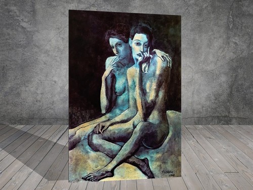 Pablo picasso due amici - pablo,