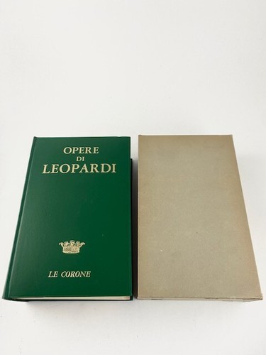 Opere leopardi cura - di, a
