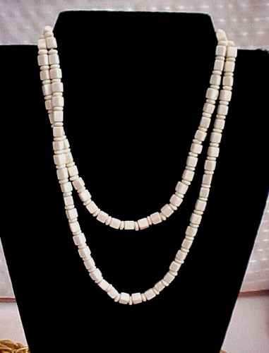 Collana perle quadrate - perle,
