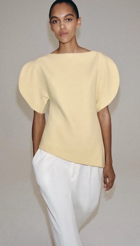Top zara donna fw26 giallo - zara,