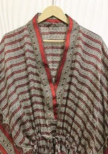 Pure Seta Kaftano Bianco