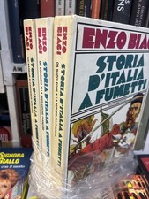 STORIA D'ITALIA A FUMETTI Enzo BIAGI 3 volumi  buone condizioni 