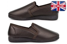 Pantofole da uomo in pelle