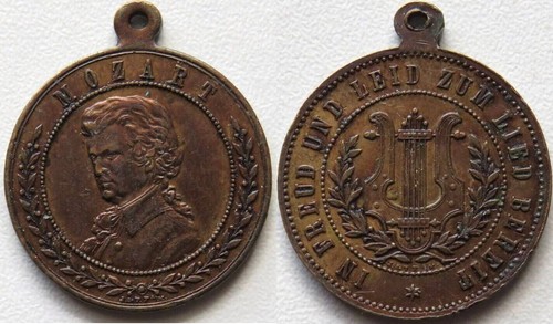 Medaglia bronzo su - bronzo, o.j.