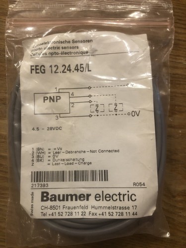 Sensore baumer electric - sensore,
