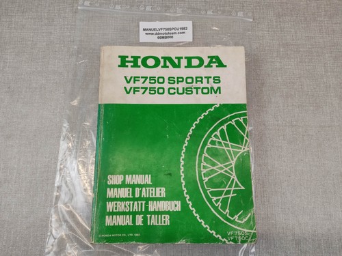 Manuale officina vf750 - manuale,