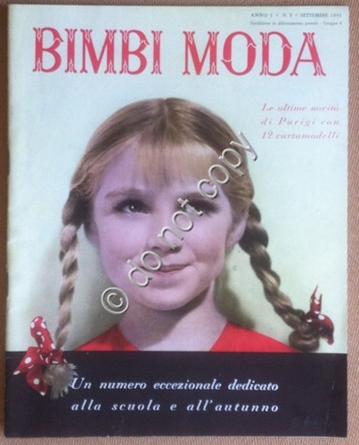 Rivista magazine bimbi moda - rivista,