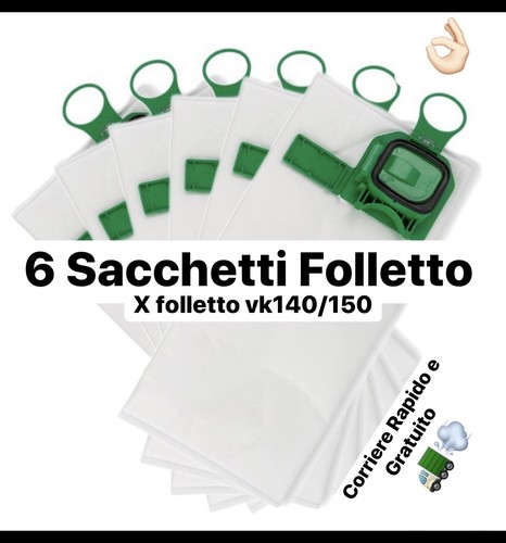 Sacchetti folletto vk140 - vk140, vk150