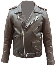 Giubbotto giacca pelle chiodo uomo nappa stile moto metal rock punk auklet