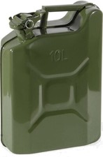 TANICA CARBURANTE IN METALLO TRASPORTO BENZINA GASOLIO OMOLOGATA  10 - 20 LT