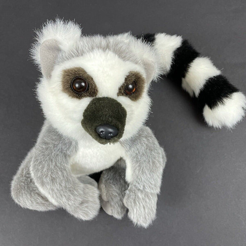 Anello coda lemure peluche - anello,