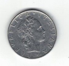 MONETA coin 50 LIRE Italia