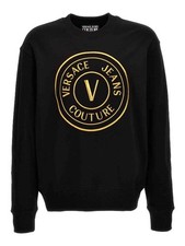 Felpa Uomo Nero Versace jeans