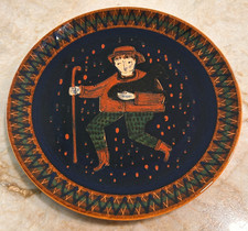 Piatto pastore vintage arte
