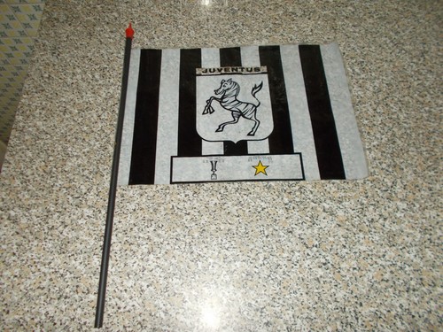 Bandiera plastica juventus - bandiera,
