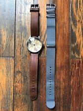 Orologio pilota al quarzo Sturm mil-tec laco luftwaffe flieger con pelle e cinturino NATO